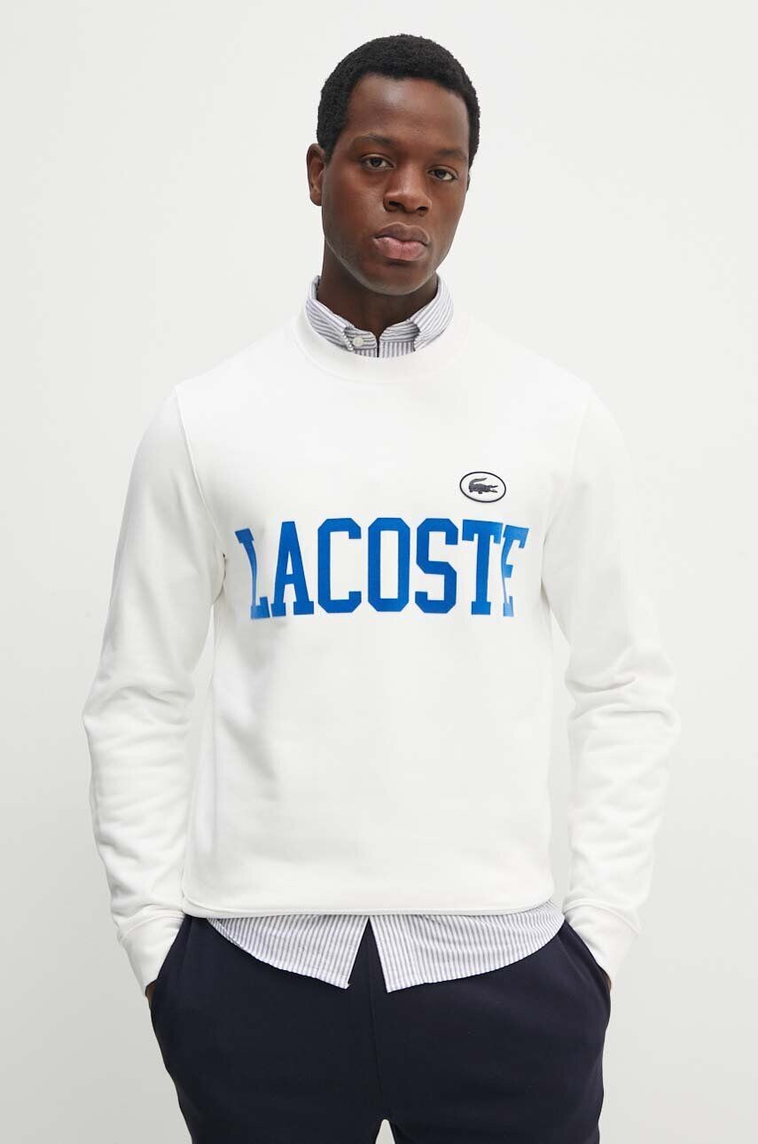 

Хлопковая толстовка Lacoste, белый