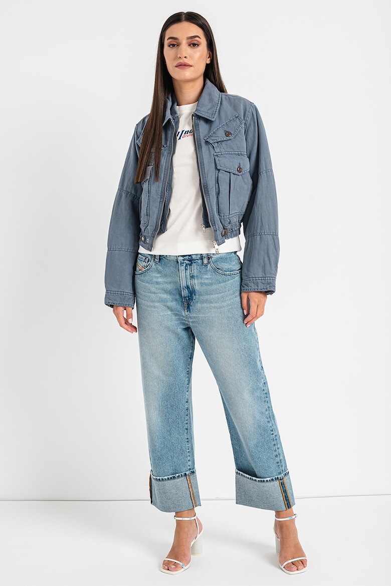 

Короткая куртка Lydia из льна Diesel, синий