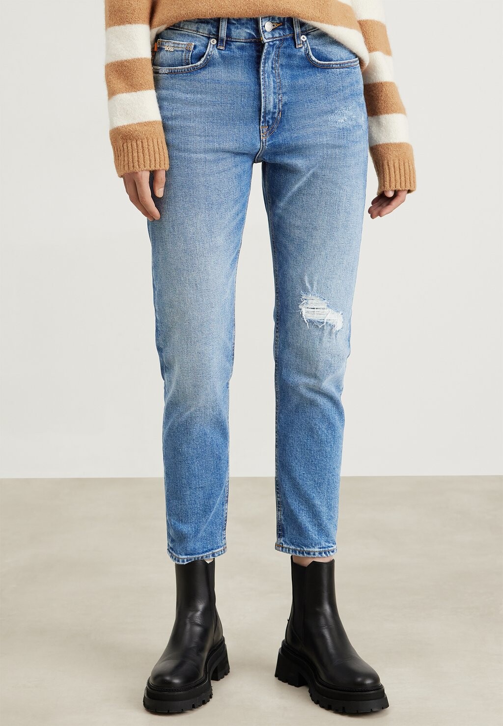

Джинсы Skinny Fit ЭЛЬЗА BOSS, средний синий