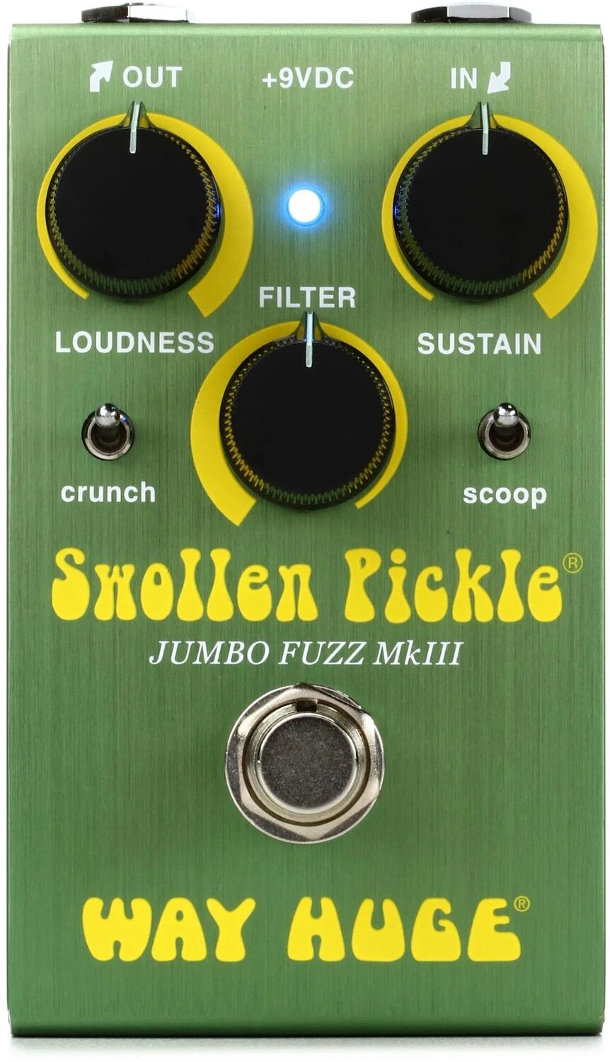 

Way Huge, опухшая педаль Pickle Smalls Jumbo Fuzz