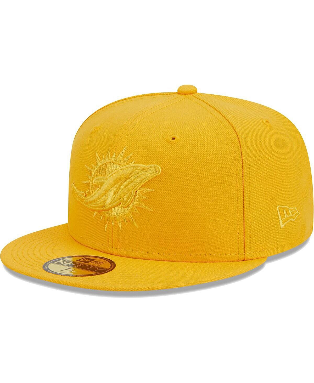 

Мужская золотистая шляпа Miami Dolphins Color Pack 59FIFTY New Era