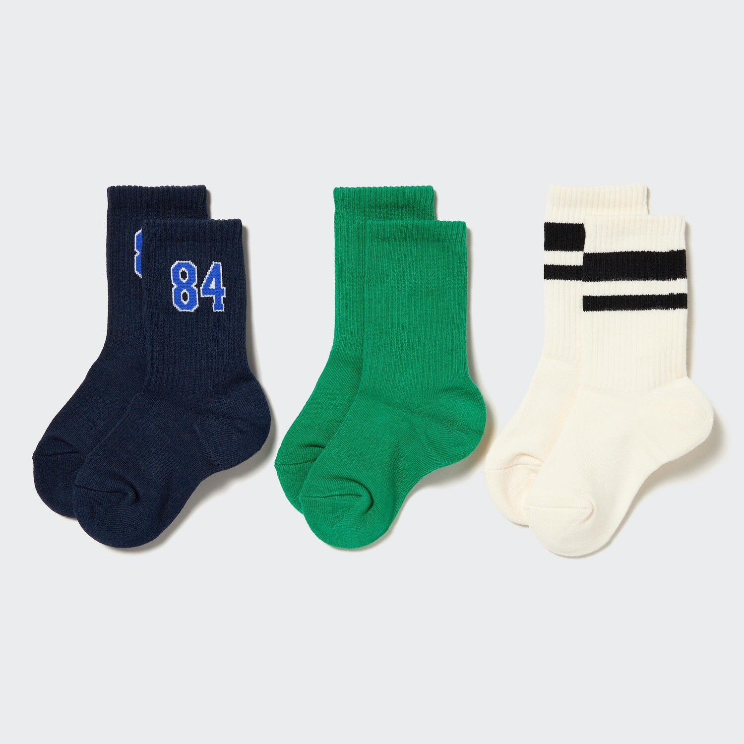 

Носки UNIQLO обычные 3 пары, синий