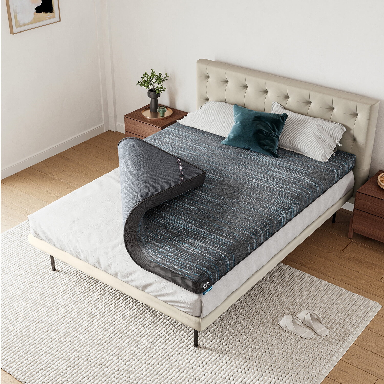 

Наматрасник для автофургона Linsy Living 3, серый