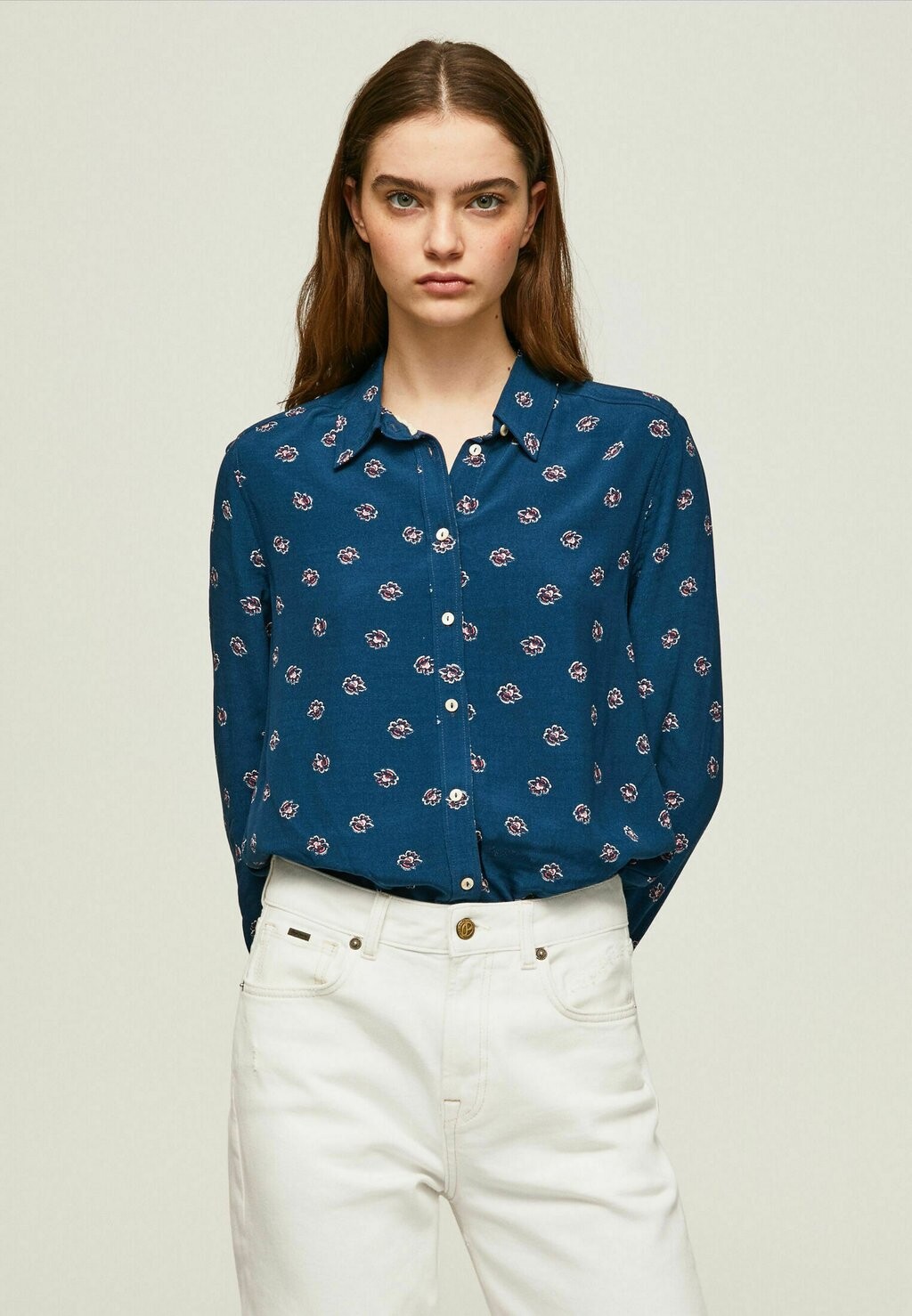 

Рубашка Pepe Jeans, синий