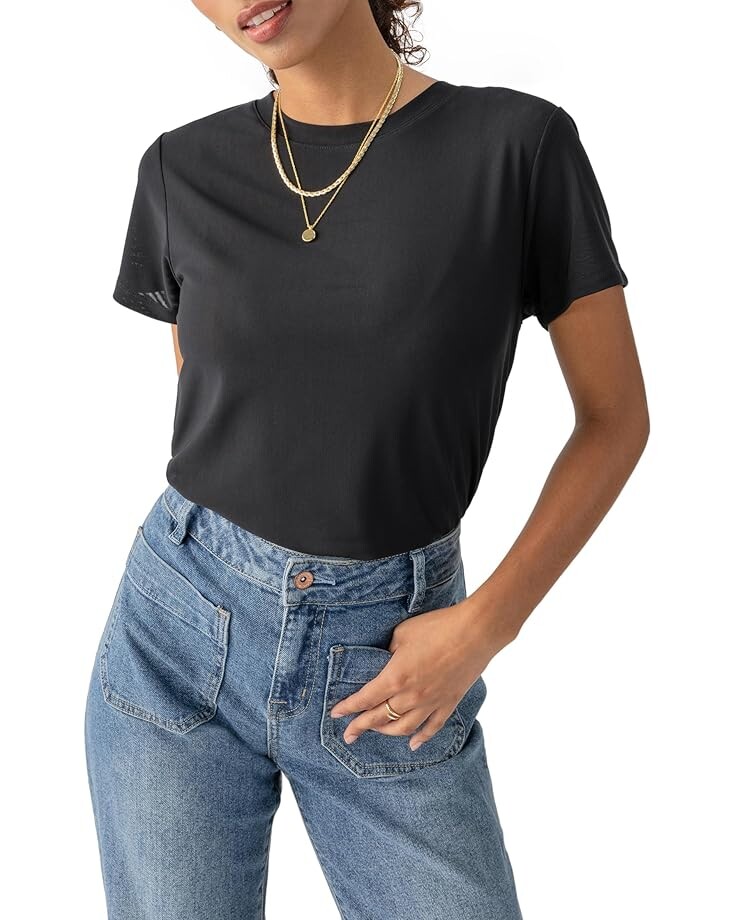 

Футболка Sanctuary Perfect Mesh Tee, черный