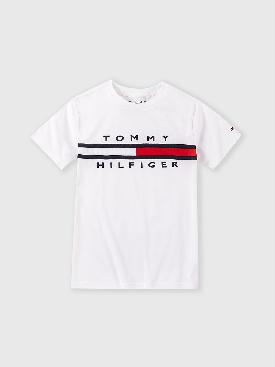 

Детская фирменная футболка в полоску Tommy Hilfiger