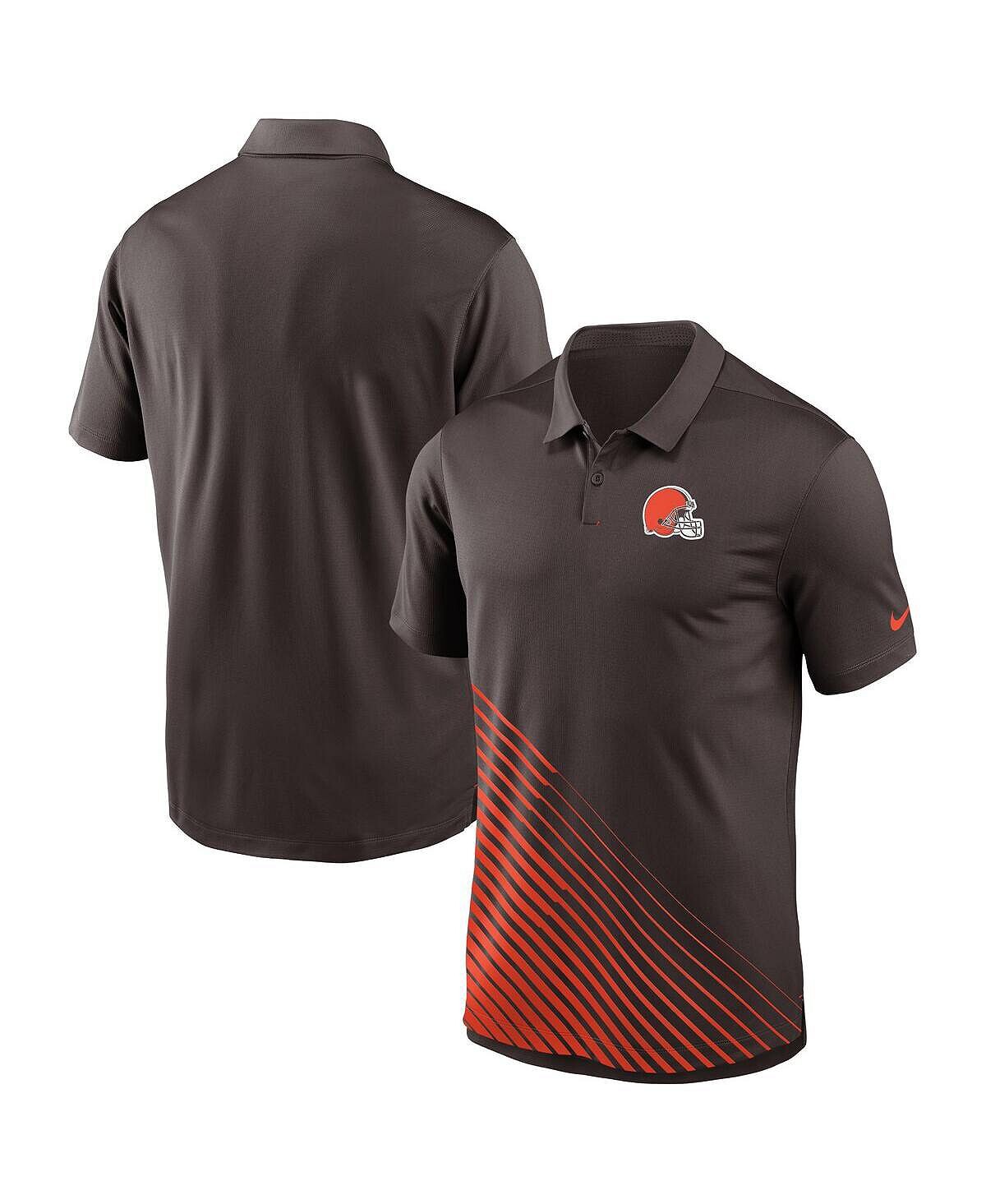 

Мужская коричневая рубашка-поло Cleveland Browns Vapor Performance Nike