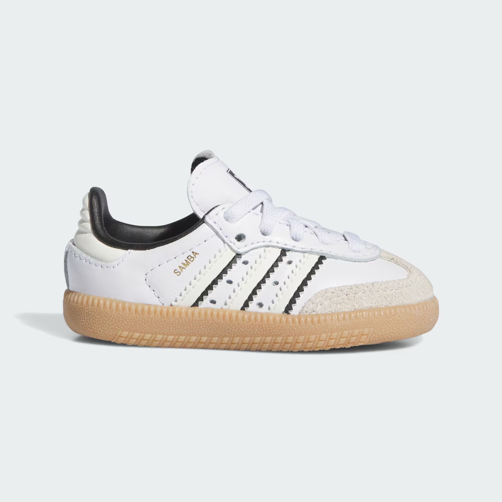 

Детская обувь Samba OG на эластичной шнуровке Adidas, цвет Cloud White/Off White/Core Black