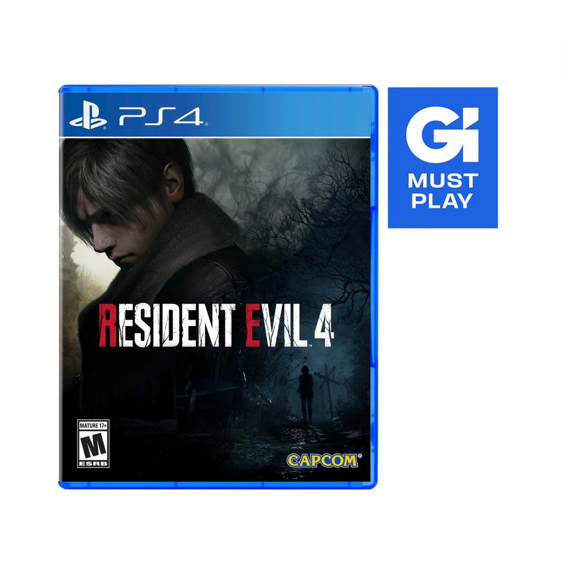 Видеоигра Resident Evil 4 - PlayStation 4 набор resident evil 4 remake [ps4 английская версия] оружие игровое нож кунай 2 холодное пламя деревянный