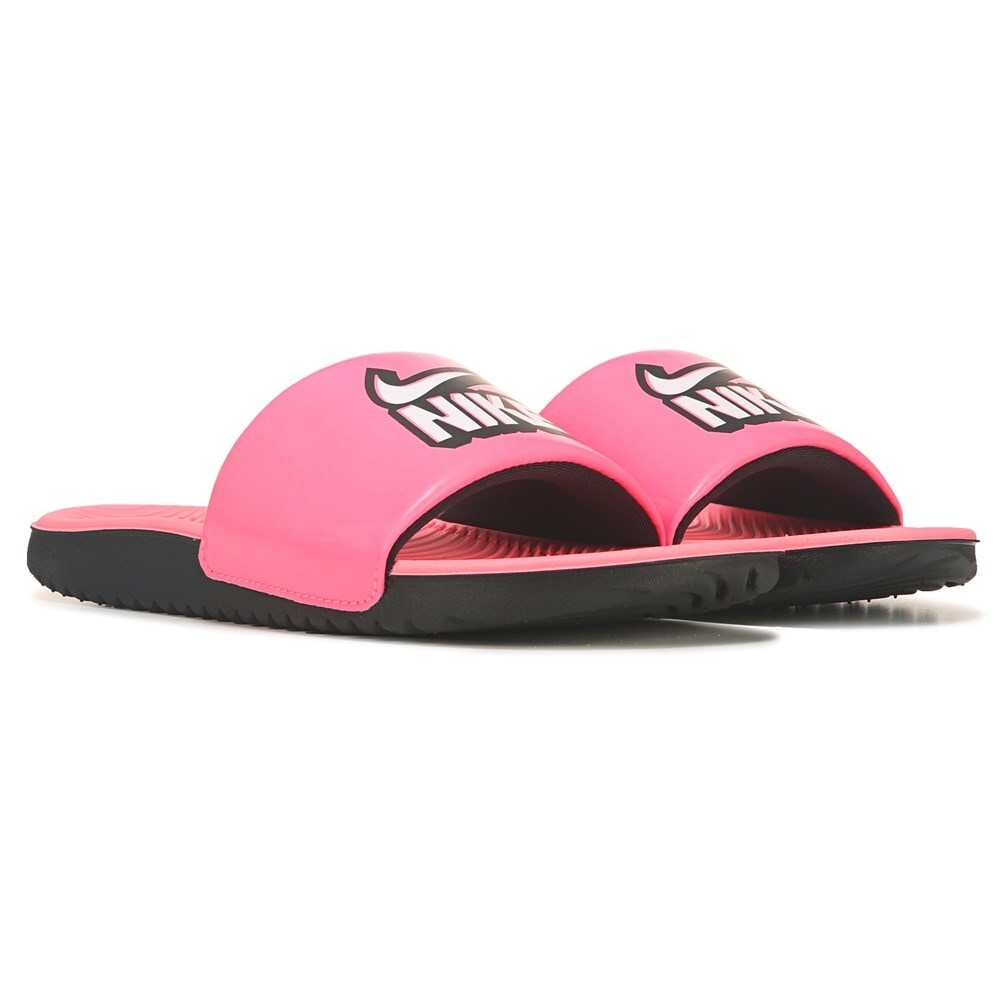 

Детские шлепанцы Kawa Little/Big Kid Nike, цвет sunset pulse