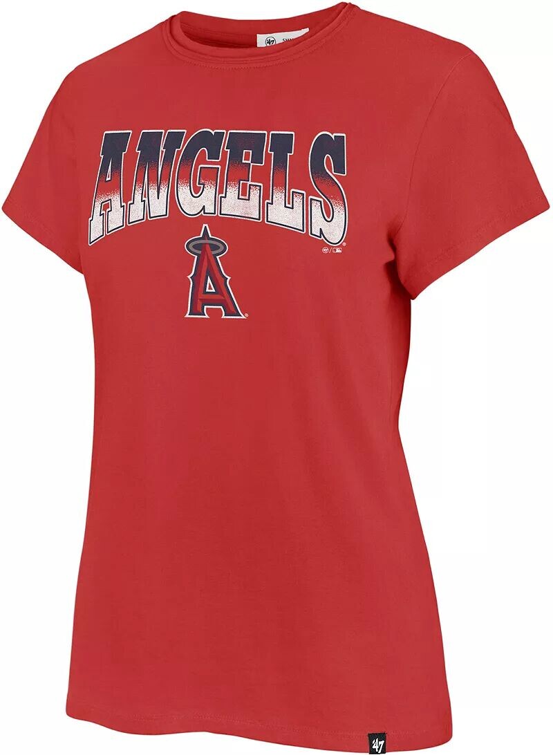 

Женская футболка с красным подтоном '47 Los Angeles Angels Franklin