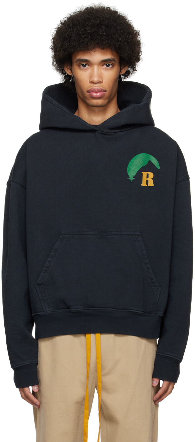 

Эксклюзивное черное худи SSENSE Moonlight Rhude