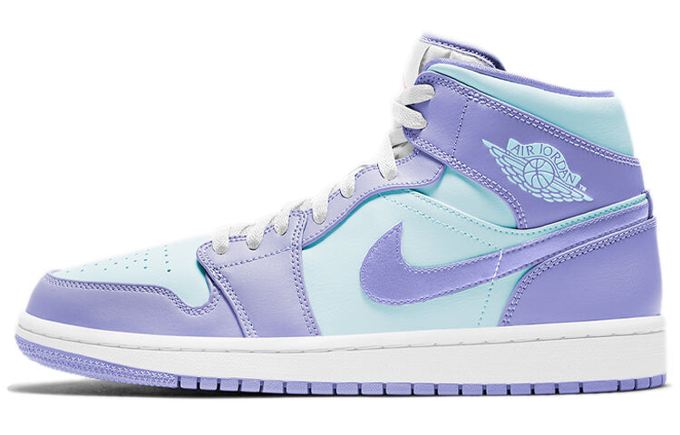 

Кроссовки Air Jordan 1 Mid Purple-Aqua