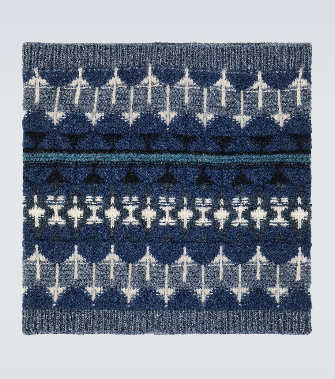 

Кашемировый воротник noel fair isle Loro Piana, синий