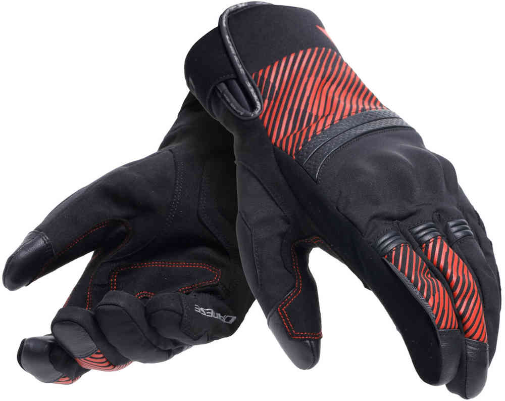 Мотоциклетные перчатки Fulmine D-Dry Dainese, черный красный