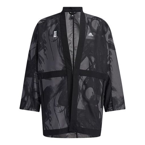 Куртка adidas Wj Gow N Sports Casual Woven Jacket Black, черный куртка adidas wj knit woven jacket ia8128 серый