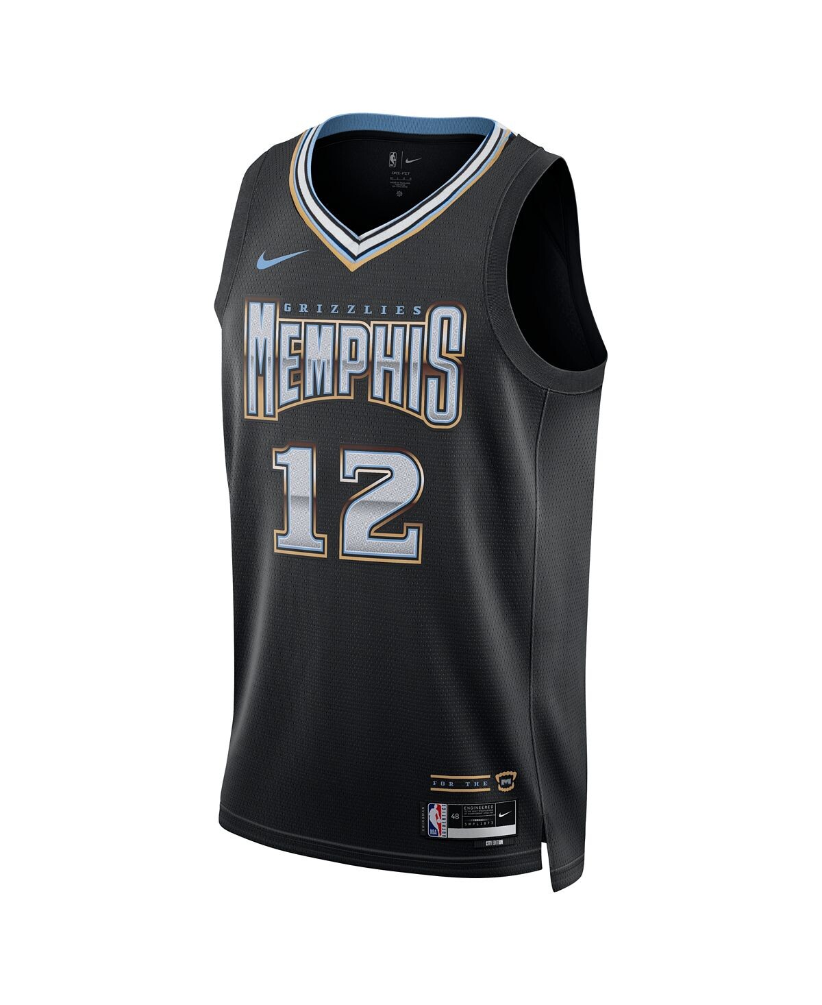 

Мужская и женская футболка Ja Morant Black Memphis Grizzlies 2022/23 City Edition Swingman Nike