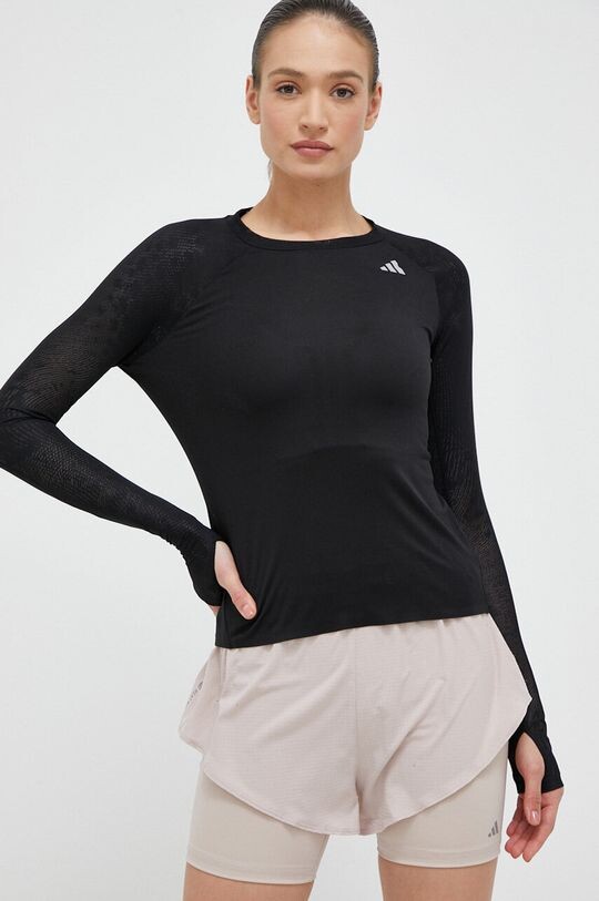 

С длинным рукавом для бега Adizero Adidas Performance adidas, черный