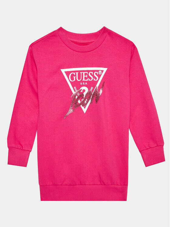 

Платье на каждый день, стандартного кроя Guess, розовый