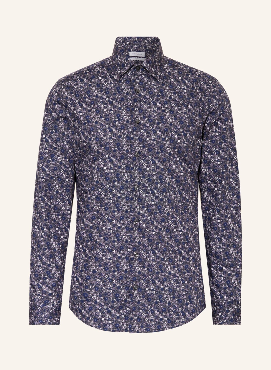 

Рубашка seidensticker Slim Fit, серый