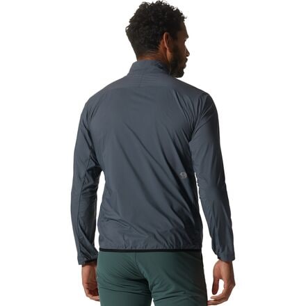 Куртка Kor AirShell с молнией во всю длину мужская Mountain Hardwear, цвет Blue Slate