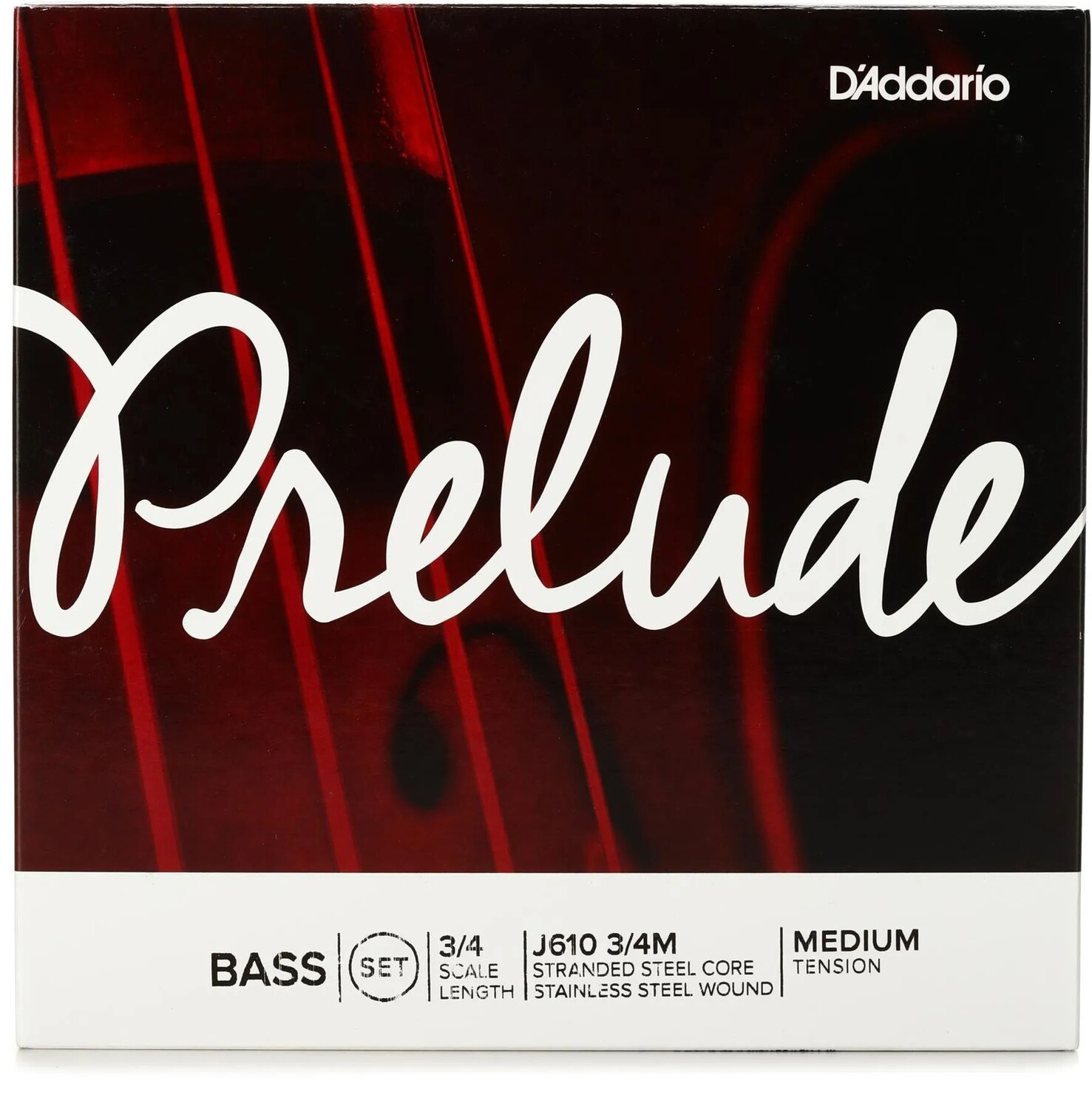 

D'Addario J610 Prelude Набор струн для контрабаса - размер 3/4, среднее натяжение