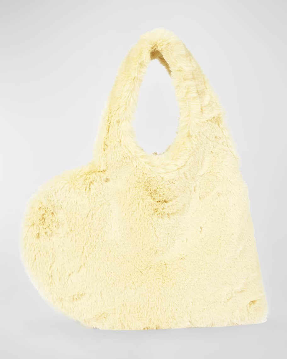 

Сумка-тоут Heart из искусственного меха Coperni