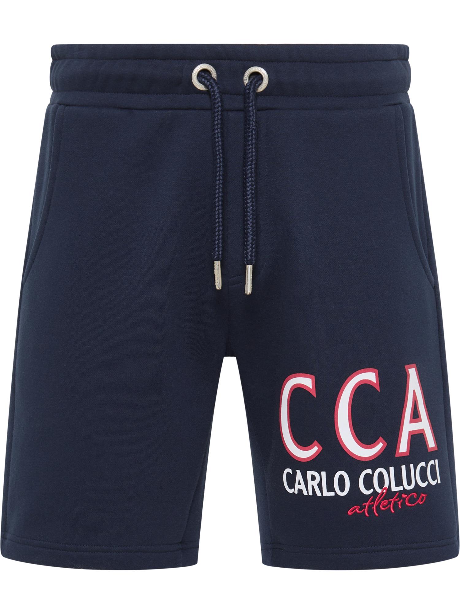 Тканевые шорты Carlo Colucci Bermudas Dalvai, темно-синий