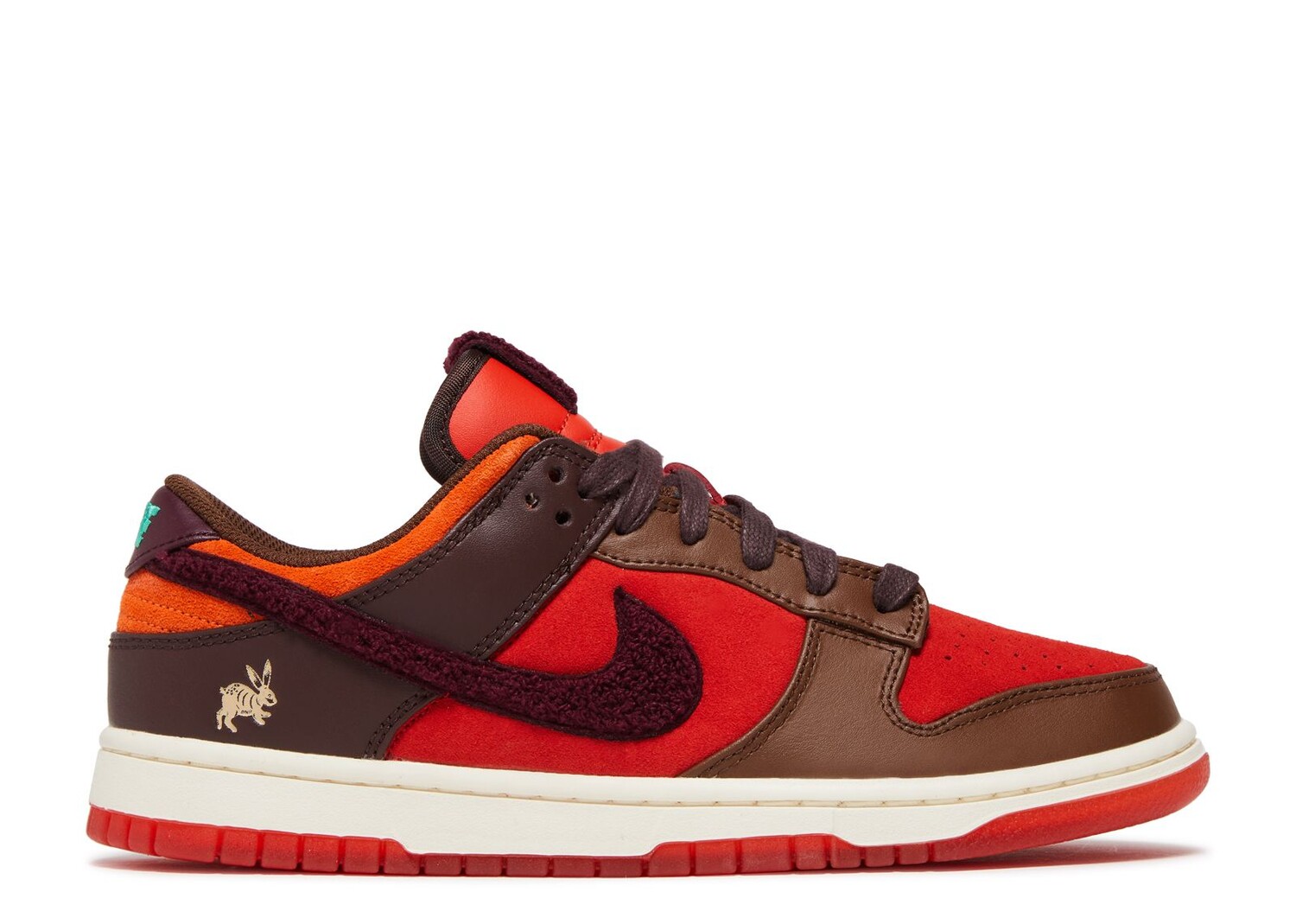 

Кроссовки Nike Dunk Low 'Year Of The Rabbit - Light Crimson', коричневый
