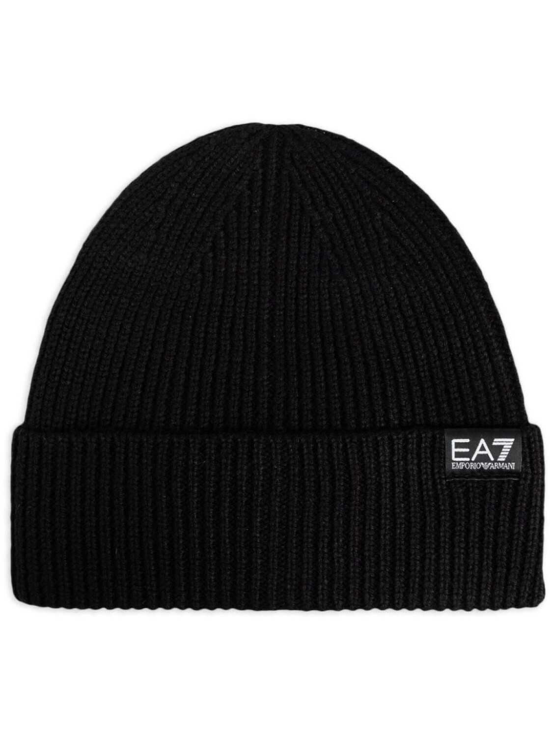 

Ea7 Emporio Armani вязаная шапка с логотипом, черный