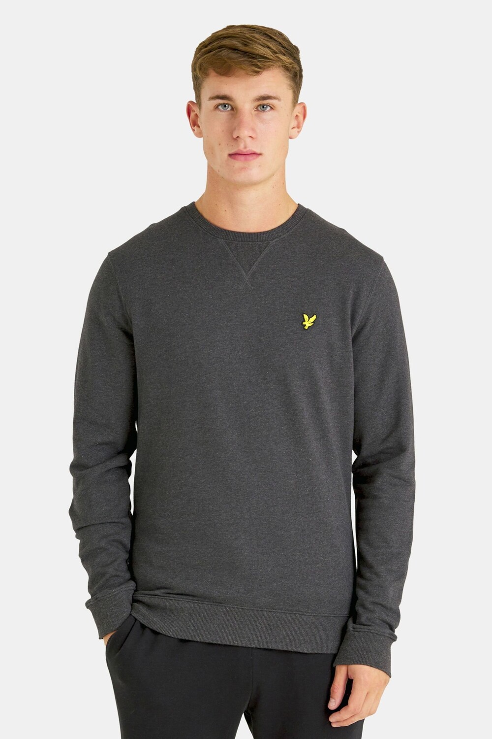 

Толстовка с круглым вырезом Lyle & Scott, серый