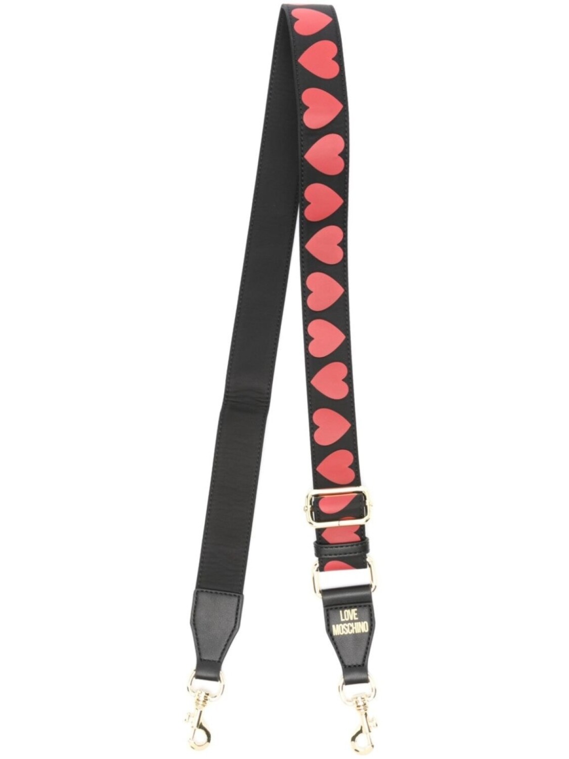 

Love Moschino ремень для сумки с принтом, черный