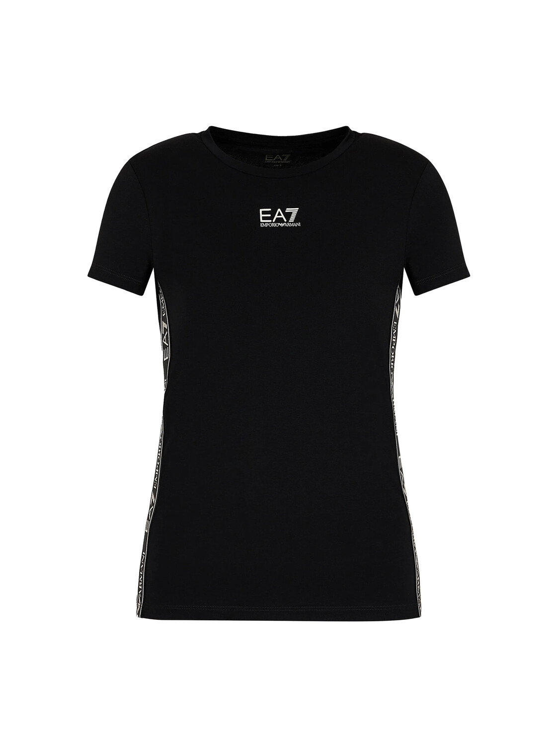 

Футболка EMPORIO ARMANI Logo Series с круглым вырезом, черный