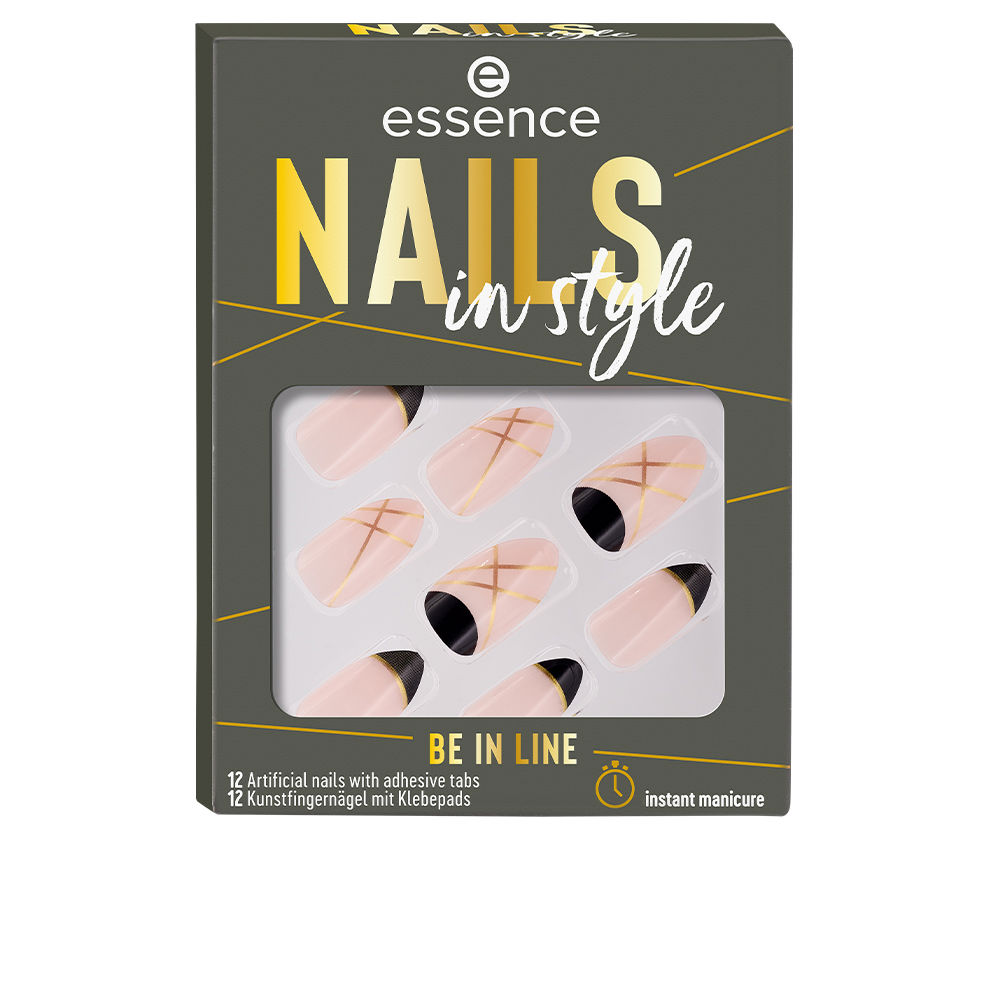 цена Накладные ногти Nails in style uñas artificiales Essence, 12 шт, be in line
