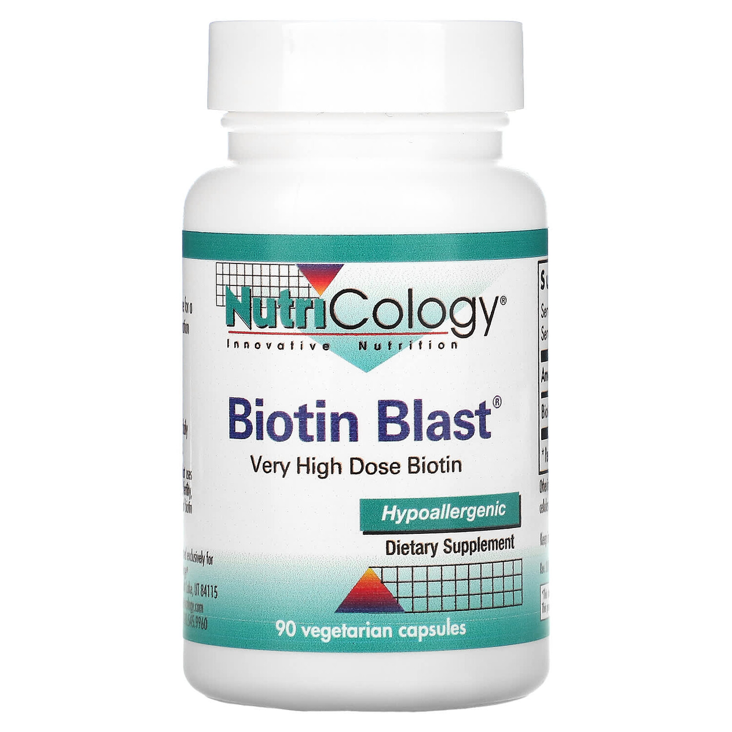 

Biotin Blast, 90 вегетарианских капсул, Nutricology