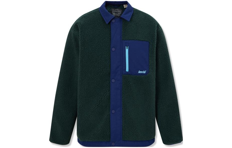 

Мужская бархатная куртка Levi's levi’s, цвет Blue-green color blocking