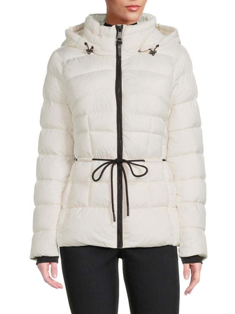 

Стеганая куртка-пуховик со съемным капюшоном Dkny, цвет Pearl