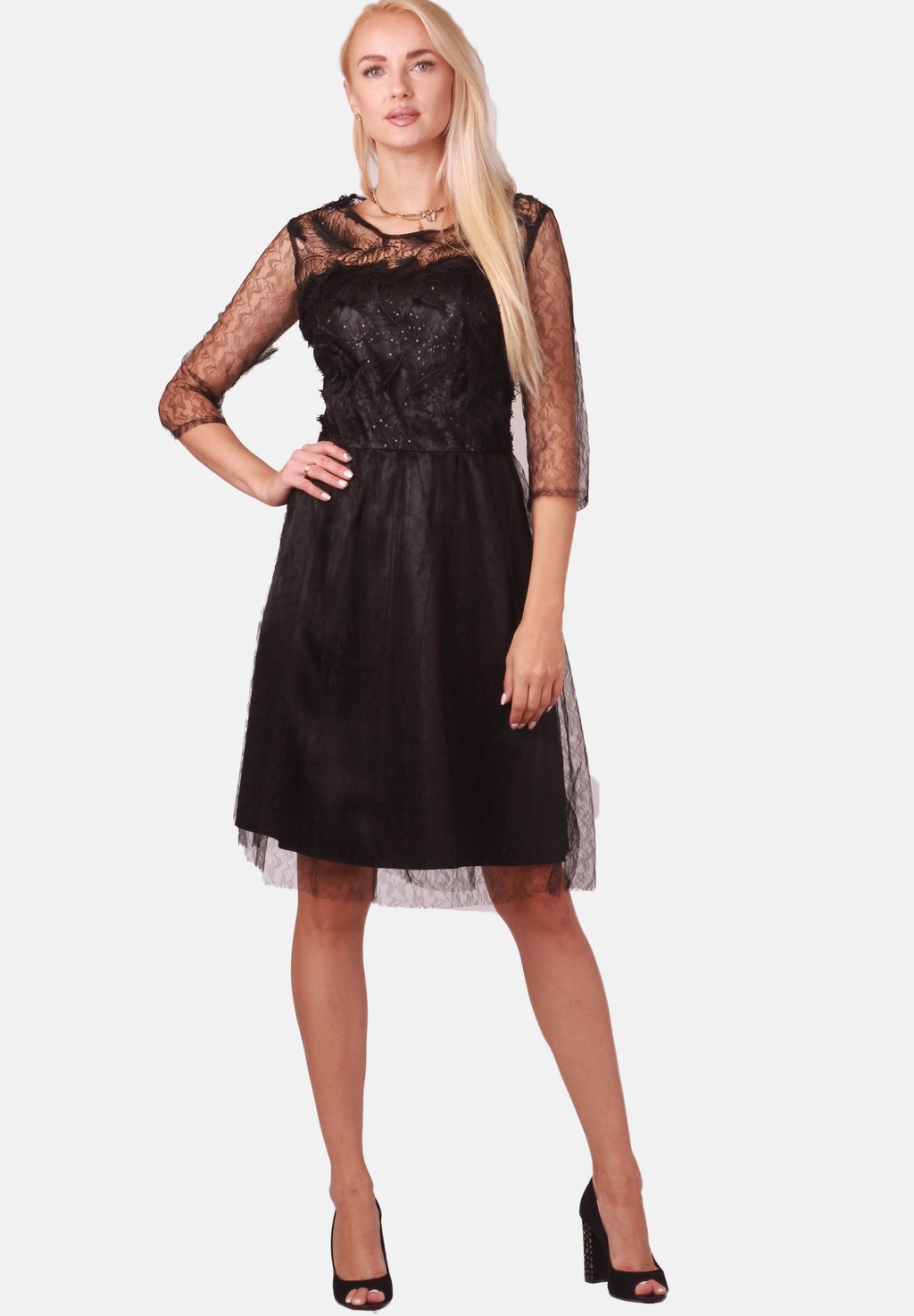 Коктейльное платье Margo collection, черный