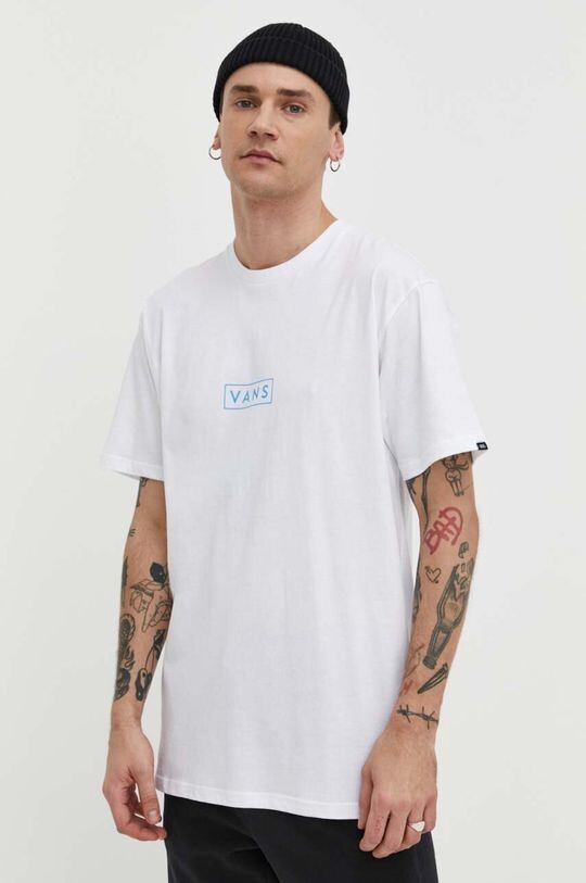 

Хлопковая футболка Vans, белый