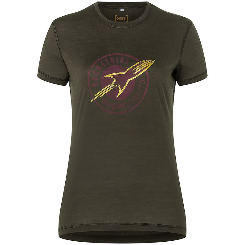 Женская футболка Rocket140 Super.Natural, оливковый