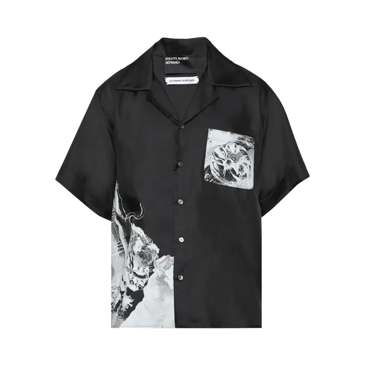 

Рубашка Enfants Riches Déprimés Rat Palace Chemise 'Black/White', разноцветный