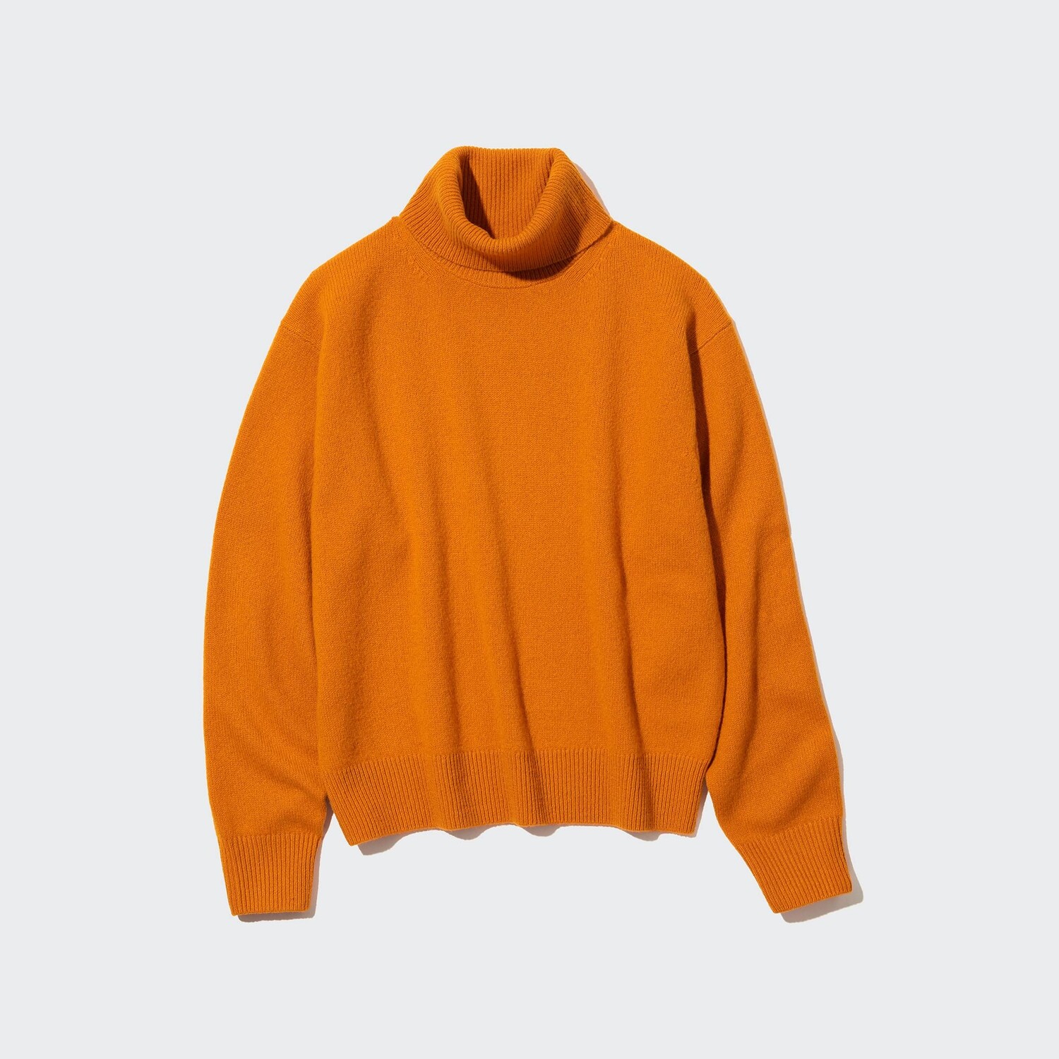 

Джемпер премиум из шерсти ягненка UNIQLO, оранжевый