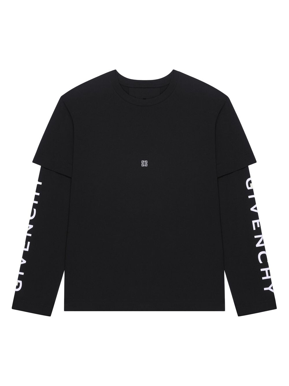 

Двухслойная футболка Givenchy, черный
