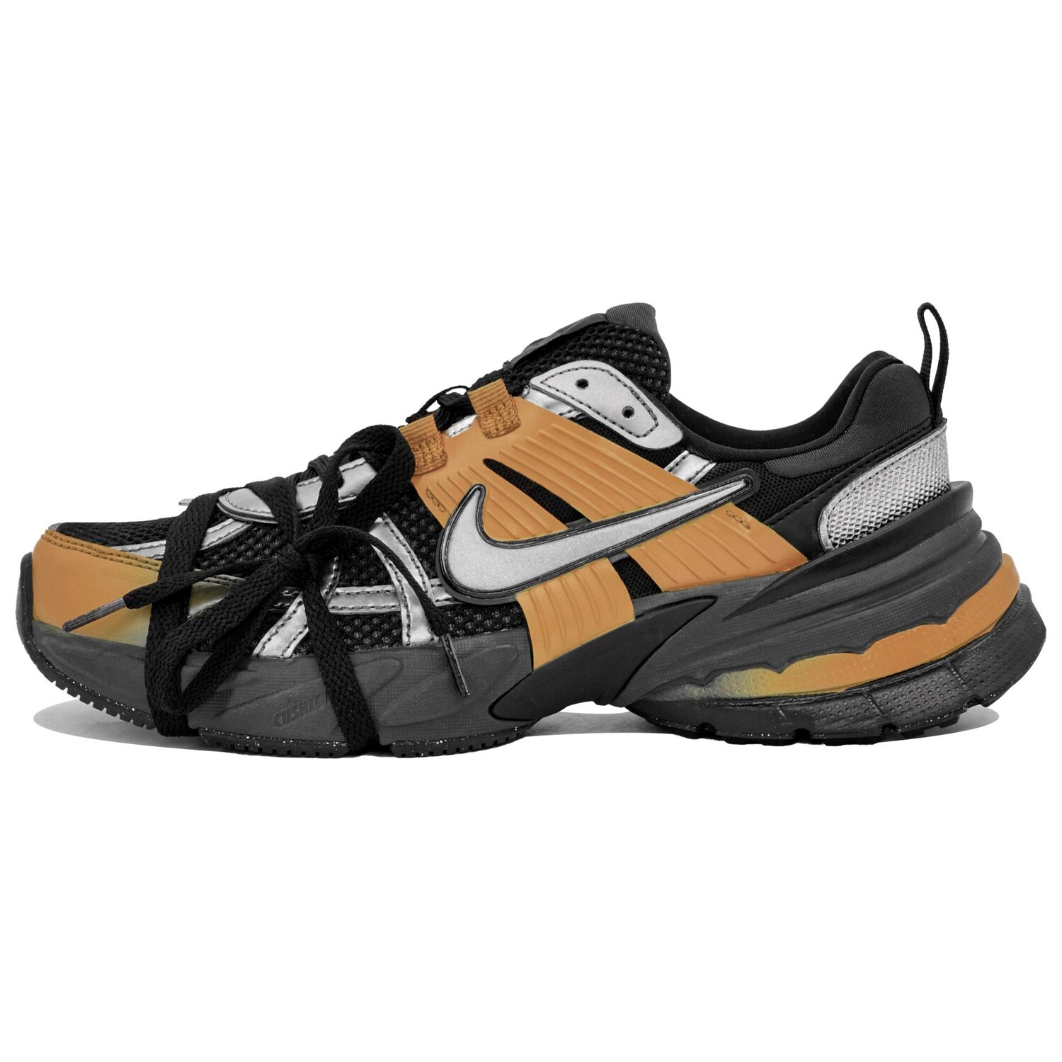 

Кроссовки для бега V2K Run женские с низким верхом, оранжевые/черные Nike