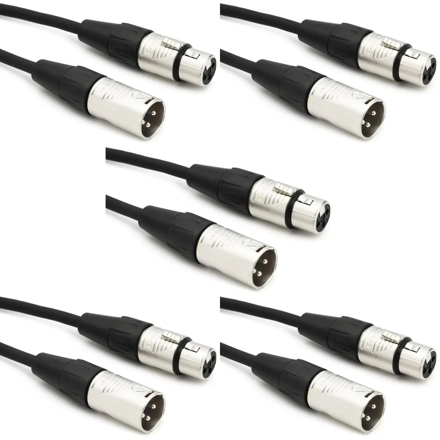

Микрофонный кабель RapcoHorizon RM1 — 5 футов (5 шт.)