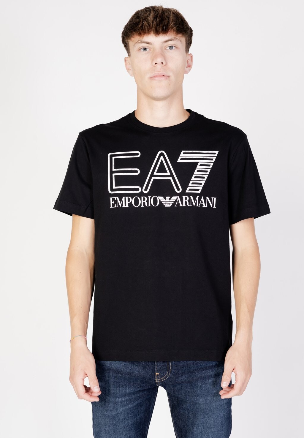 

Футболка с принтом Pjffz EA7 Emporio Armani, черный
