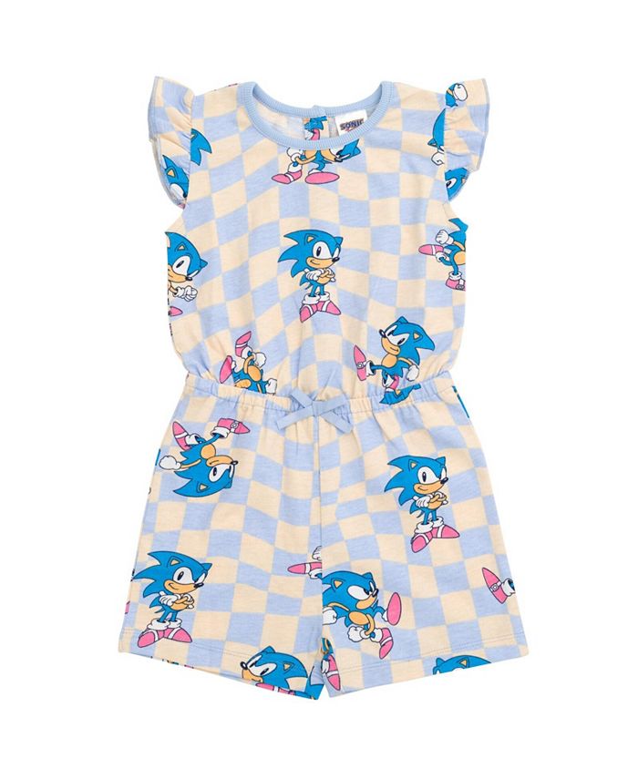 Комбинезон для девочек Sonic the Hedgehog от маленького до большого ребенка Sega, фиолетовый