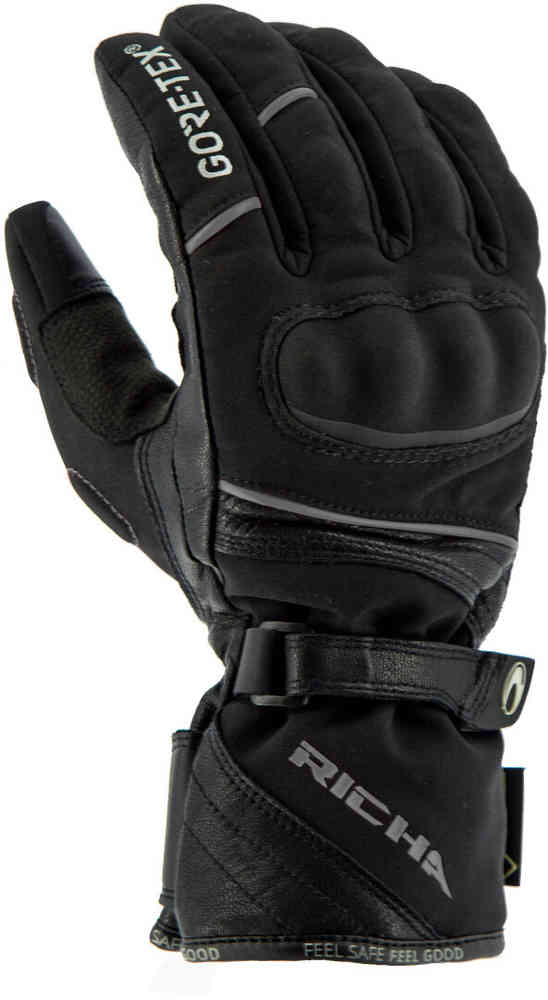 водонепроницаемые мотоциклетные перчатки gore tex уровня 2 в 1 richa Водонепроницаемые женские мотоциклетные перчатки Diana Gore-Tex Richa, черный