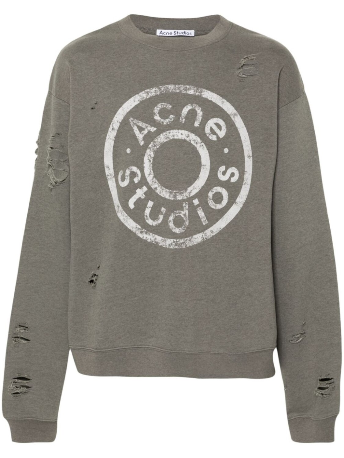 

Acne Studios толстовка с логотипом, зеленый