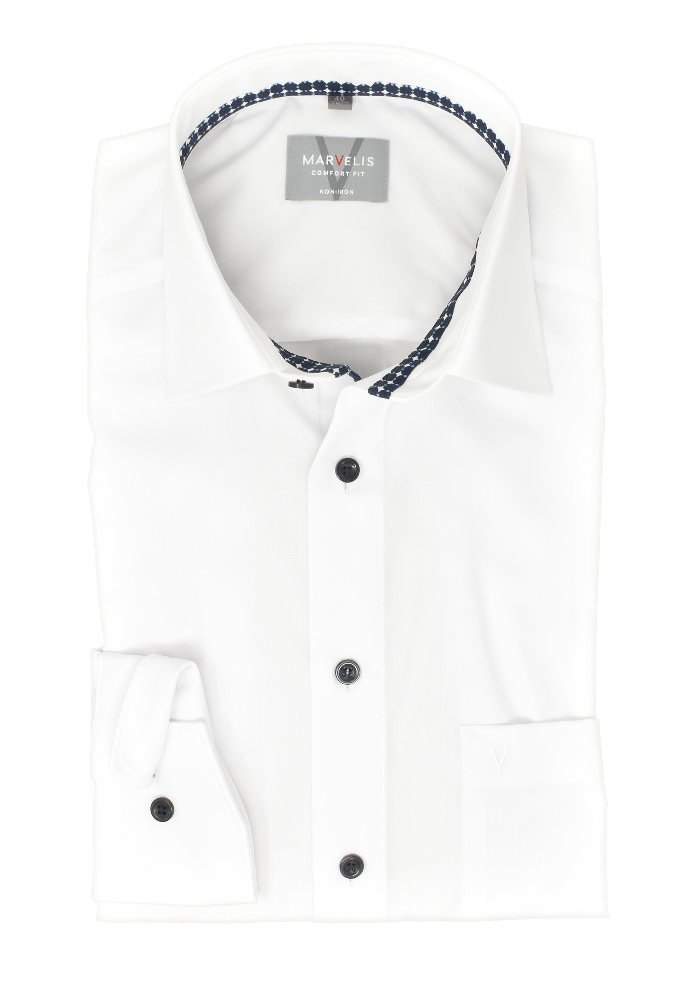 Рубашка MARVELIS Comfort Fit Business, белый